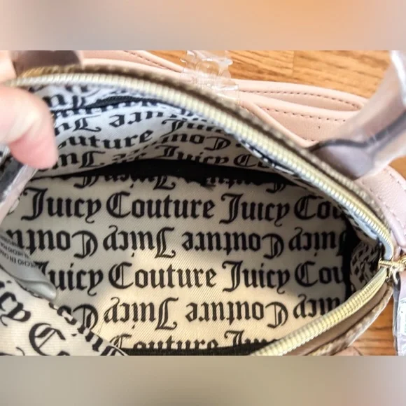 NWT Y2K Juicy Couture Chestnut Chino Bowler Crossbody - Picture 6 of 8